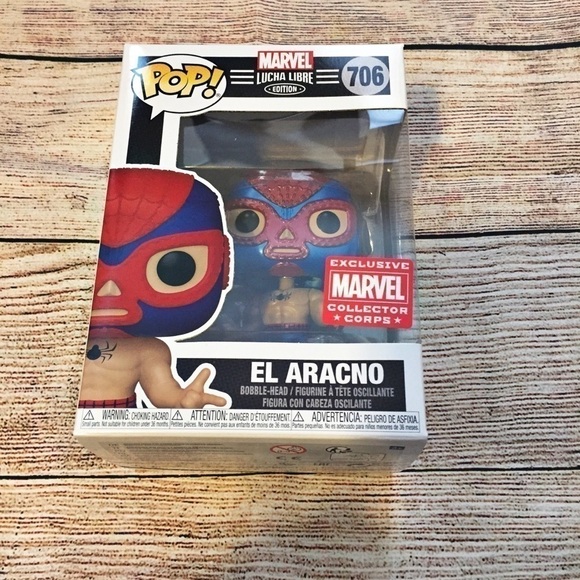 NWT Marvel Collector's Corp Funko Pop Spiderman El Aracno #706 - Picture 1 of 6